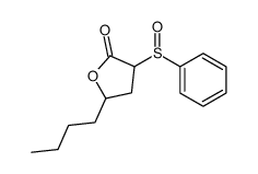 3-(benzenesulfinyl)-5-butyloxolan-2-one结构式