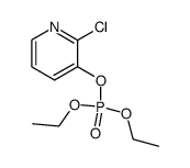 diethyl 2-chloropyridin-3-yl phosphate结构式