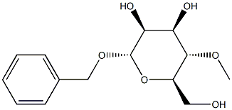 Benzyl 4-O-methyl-α-D-mannopyranoside structure