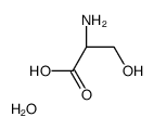 (2S)-2-amino-3-hydroxypropanoic acid,hydrate Structure