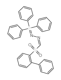 2-((2-(Triphenylphosphoranylidene)carbohydrazonoyl)sulfonyl)-1,1-biphenyl Structure