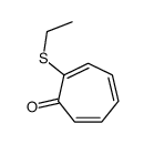 2-ethylsulfanylcyclohepta-2,4,6-trien-1-one结构式