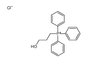 3-hydroxypropyl(triphenyl)phosphanium,chloride Structure
