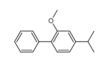 4-isopropyl-2-methoxybiphenyl Structure