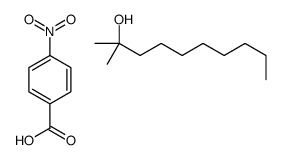 2-methyldecan-2-ol,4-nitrobenzoic acid结构式