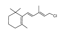 5-(2,6,6-trimethyl-cyclohex-1-enyl)-3-methyl-1-chloro-penta-2,4-diene Structure