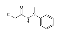 Chloressigsaeure-N2-methyl-N2-phenylhydrazid结构式