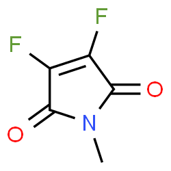 1H-Pyrrole-2,5-dione,3,4-difluoro-1-methyl-(9CI) structure