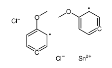 dichloro-bis(4-methoxyphenyl)stannane结构式