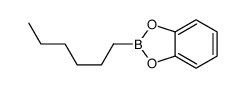 2-hexyl-1,3,2-benzodioxaborole结构式