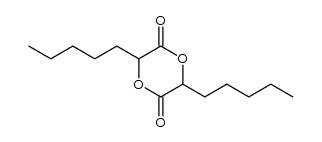 3,6-dipentyl-[1,4]dioxane-2,5-dione结构式