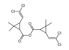 3-(2,2-dichlorovinyl)-2,2-dimethylcyclopropanecarboxylic anhydride Structure