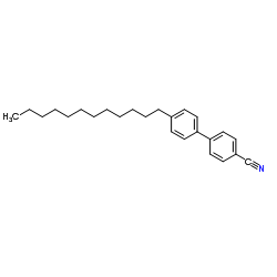 4-cyano-4'-dodecylbiphenyl structure