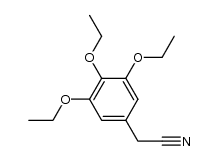 3,4,5-triethoxybenzyl cyanide结构式
