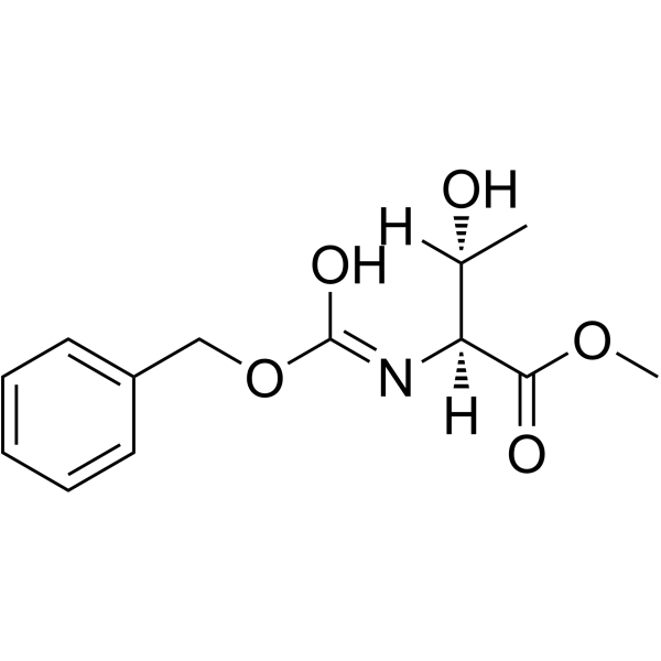 Z-L-苏氨酸甲酯结构式