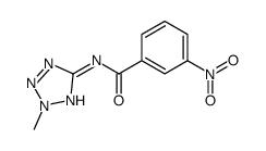 Benzamide, N-(2-methyl-2H-tetrazol-5-yl)-3-nitro- (9CI)结构式