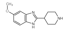 1H-Benzimidazole,5-methoxy-2-(4-piperidinyl)-(9CI) Structure