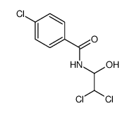 4-chloro-N-(2,2-dichloro-1-hydroxyethyl)benzamide Structure