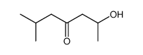 2-hydroxy-6-methyl-heptan-4-one Structure