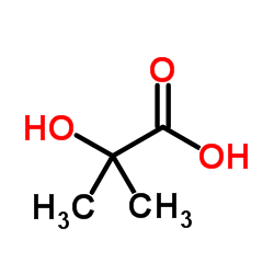 2-Hydroxyisobutyric acid Structure