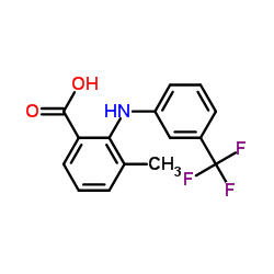 Benzoic acid,3-methyl-2-[[3-(trifluoromethyl)phenyl]amino]- Structure