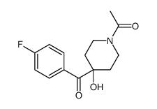 1-[4-(4-fluorobenzoyl)-4-hydroxypiperidin-1-yl]ethanone结构式