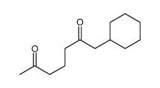 1-cyclohexylheptane-2,6-dione结构式