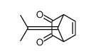 7-(1-methylethylidene)-Bicyclo(2.2.1)hept-5-ene-2,3-dione结构式