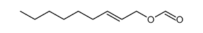 Formic acid (E)-2-nonenyl ester Structure