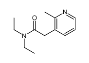 N,N-diethyl-2-(2-methylpyridin-3-yl)acetamide Structure
