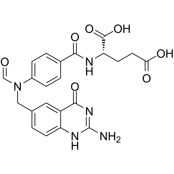 10-Formyl-5,8-dideazafolic acid Structure