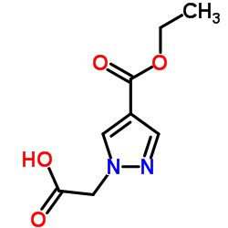 [4-(Ethoxycarbonyl)-1H-pyrazol-1-yl]acetic acid结构式