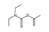 prop-1-en-2-yl N,N-diethylcarbamodithioate Structure