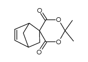 2',2'-dimethyl-spiro[bicyclo[2.2.1]hept-5-ene-2,5'-[1,3]dioxane]-4',6'-dione Structure