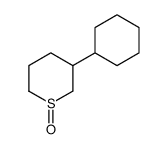 3-cyclohexylthiane 1-oxide结构式