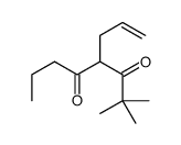 2,2-dimethyl-4-prop-2-enyloctane-3,5-dione Structure