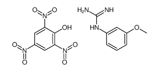 2-(3-methoxyphenyl)guanidine,2,4,6-trinitrophenol Structure