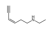 N-ethylhex-3-en-5-yn-1-amine Structure