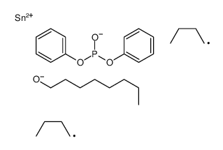 [dibutyl(octoxy)stannyl] diphenyl phosphite结构式