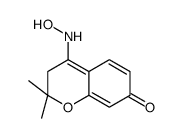 4-(hydroxyamino)-2,2-dimethyl-3H-chromen-7-one Structure