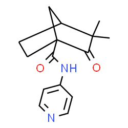 Bicyclo[2.2.1]heptane-1-carboxamide, 3,3-dimethyl-2-oxo-N-4-pyridinyl- (9CI)结构式