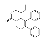 S-butyl 3,4-diphenylcyclohex-3-ene-1-carbothioate Structure