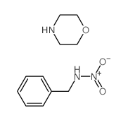 (benzylamino)-hydroxy-oxo-azanium; morpholine结构式