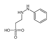 2-(2-phenylhydrazinyl)ethanesulfonic acid Structure