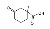 1-methyl-3-oxocyclohexane-1-carboxylic acid Structure