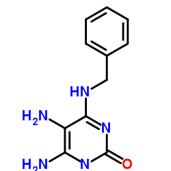 4,5-Diamino-6-(benzylamino)pyrimidin-2(1H)-one结构式