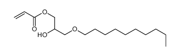 (3-decoxy-2-hydroxypropyl) prop-2-enoate结构式
