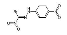 bromonitroformaldehyde 4-nitrophenylhydrazone Structure