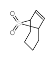 9$l^{6}-thiabicyclo[4.2.1]non-7-ene 9,9-dioxide结构式