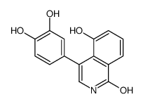 4-(3,4-dihydroxyphenyl)-5-hydroxy-2H-isoquinolin-1-one Structure